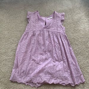 Mustard Seed (boutique) Lavender Eyelet Romper.